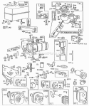 Fuel TanksMufflersCarb Assy Diagram and Parts List for 132436-0229-01  Briggs and Stratton Engine